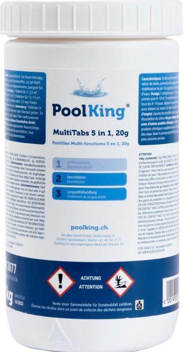 Actual product image Poolking MultiTabs 5 in 1 (1000 g)