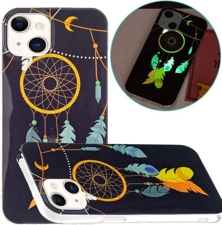 Produktbild Ueli Express iPhone 15 Leuchtende Glow Gummi Schutzhülle Traumfänger (Apple iPhone 15)