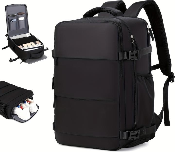 Produktbild PhoneLook Reiserucksack für Flugreisen mit Laptop- und Schuhfach sowie USB-Anschluss