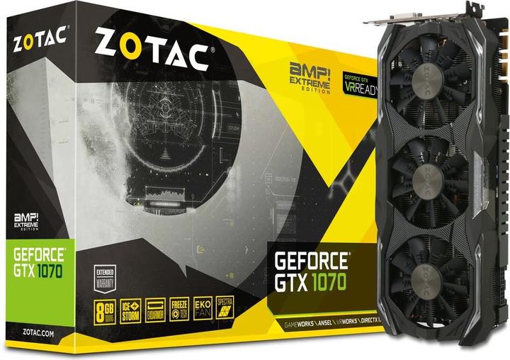 Produktbild Zotac GeForce GTX 1070 AMP Extreme (8 GB)