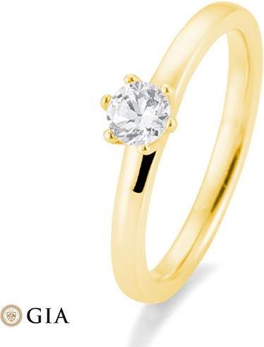 Actual product image Breuning 6 prong set 0.60-1.00 ct. (56, 585/14 K Gold)