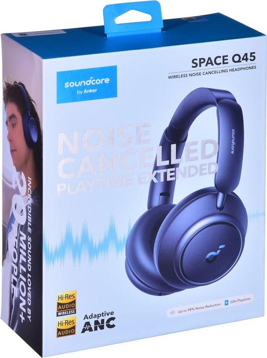 Immagine prodotto soundcore Space Q45 (ANC, 65 h, Cablato, Senza fili)