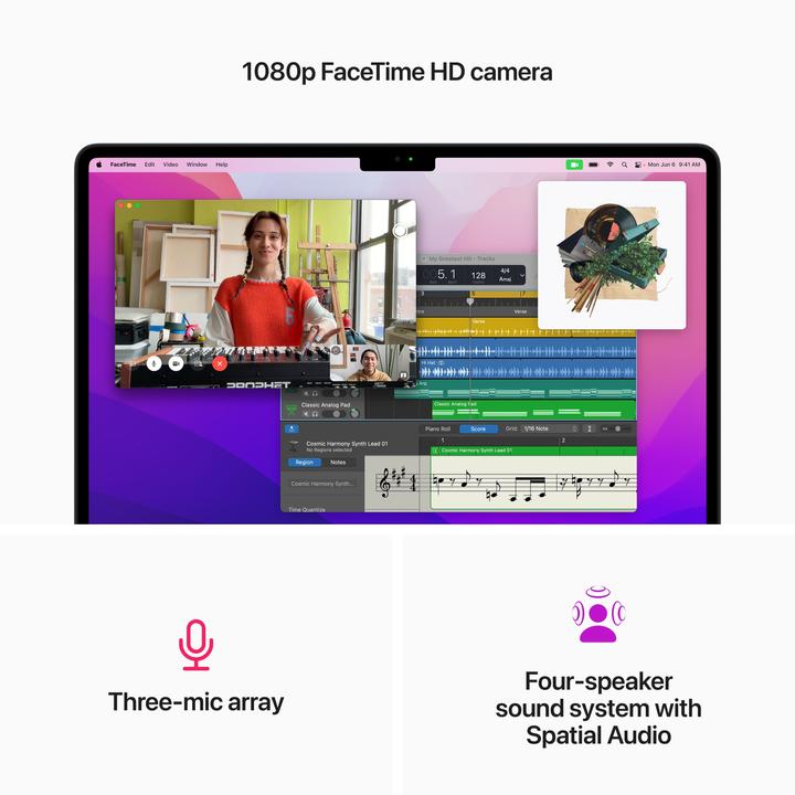 Produktbild Apple MacBook Air – 2022 (13.60", M2, 16 GB, 1000 GB, DE)
