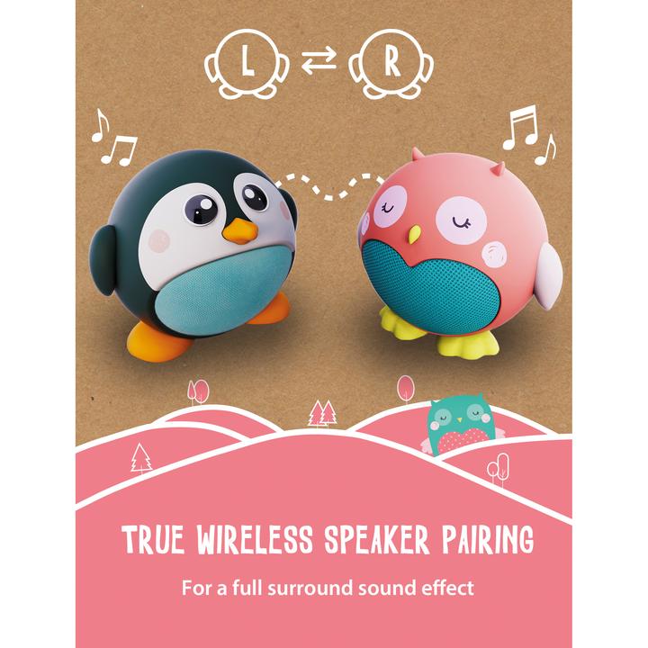 Actual product image Planet Buddies Owl Speaker (4 h, Rechargeable battery operated)