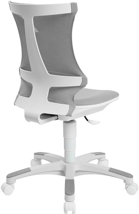 Actual product image Topstar Children's swivel chair Sitness X Chair 10, FX130CR33 grey, white fabric