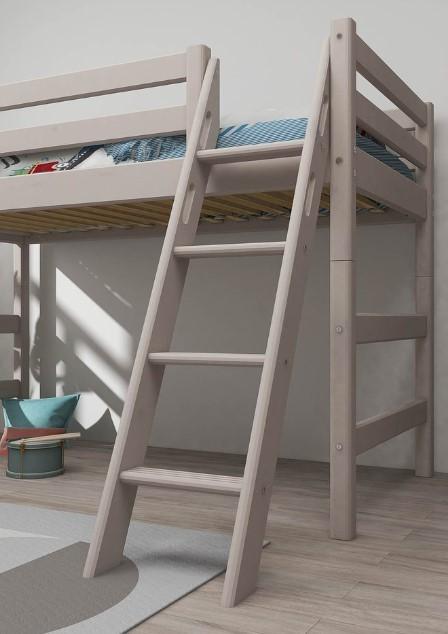 Produktbild Flexa Mittelhohes Bett Classic mit schräger Leiter (90 x 200 cm)