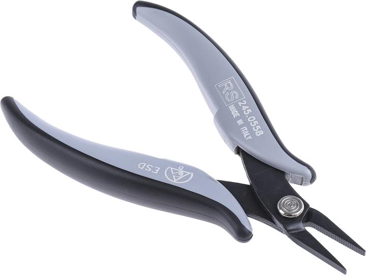 Produktbild Rs Pro ESD Flachzange geriffelt P10-DH 140mm (140 mm)