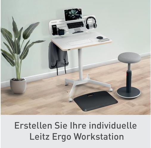 Produktbild Leitz Ergo Compact Workstation Höhenverstellbarer Schreibtisch (80 x 60 x 75 cm)