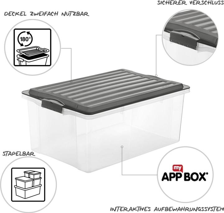 Image du produit Rotho Compact (57 x 40 x 25 cm, 114 l)