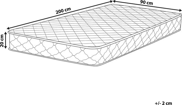 Produktbild Beliani Duo (90 x 200 cm, Federkern)