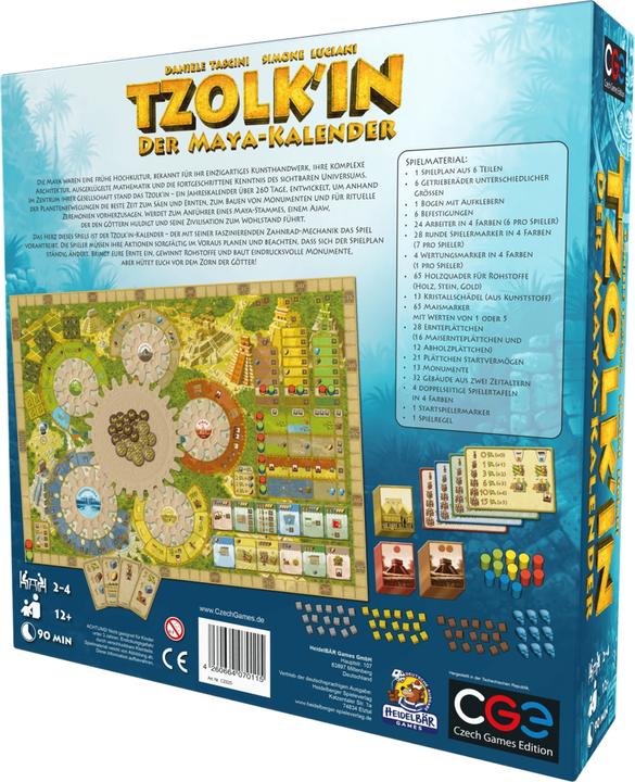 Produktbild Czech games edition CZ025 - Tzolkin: Der Maya - Kalender, Brettspiel, 2-4 Spieler, ab 13 Jahren (DE-Ausgabe) (Deutsch)