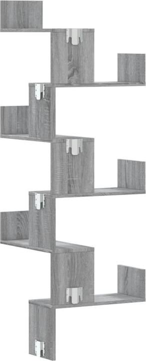 Immagine prodotto VidaXL Scaffale a muro ad angolo (45 x 45 x 147 cm)