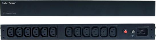 Actual product image Cyberpower BASIC PDU20BHVIEC12R 230V/16A 1U12x IEC-320 Output