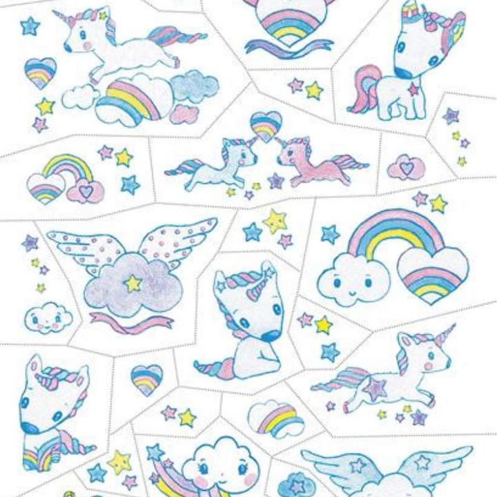 Actual product image Djeco Tattoos Unicorns