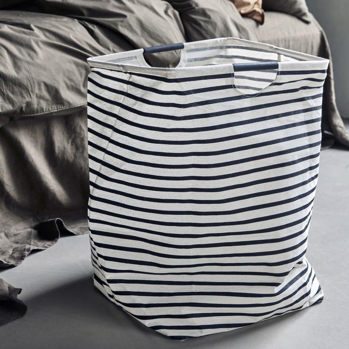 Produktbild House Doctor Wäschesack, HDstripes, Schwarz/Weiss