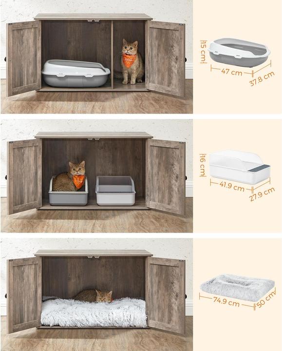 Actual product image Feandrea Mr. Kittens (Cat litter box closed)