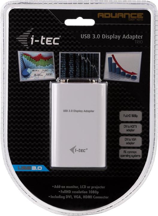 Produktbild i-tec USB 3.0 Advance Display Adapter TR (DVI, 8.43 cm)