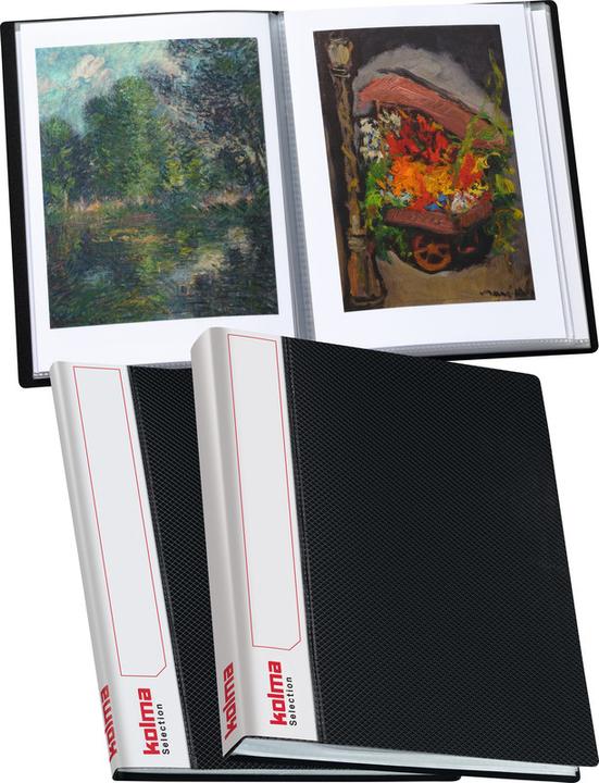 Produktbild Kolma Sichtbuch Selection A5 Recycling mit 20 Taschen schwarz (A5, 1 x)