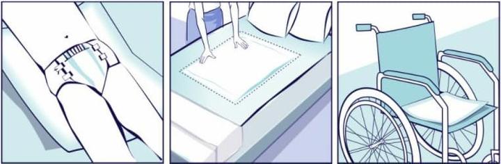 Actual product image Seni Soft Super disposable bed protector 4 drops (30 x, Regular)