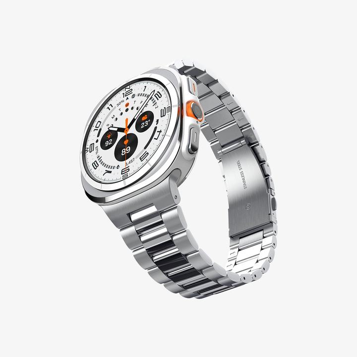 Actual product image Spigen Modern Fit Band Sam Galaxy Watch Ultra 47mm srebrny/silver AMP08823 (Stainless steel)