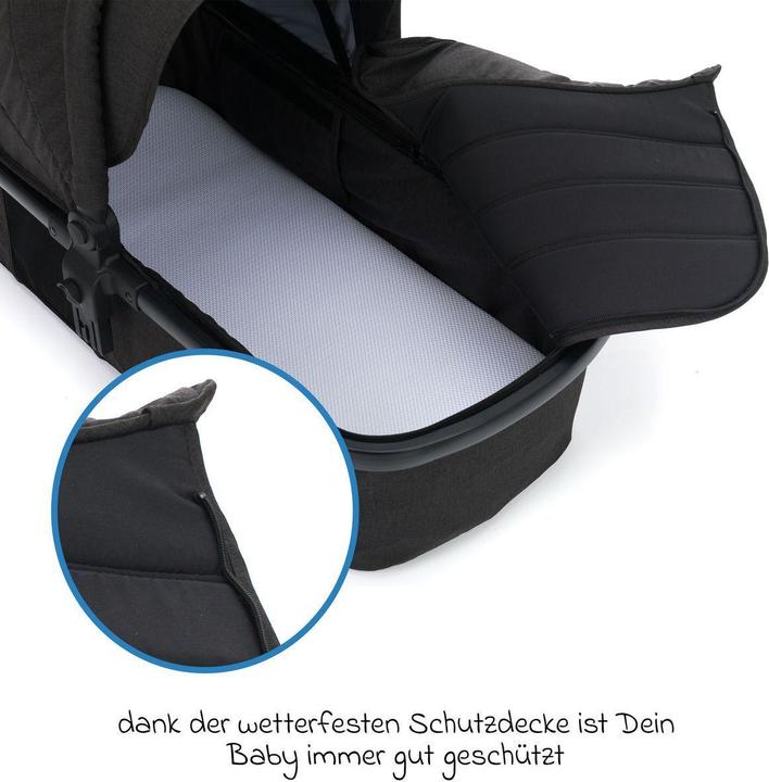 Produktbild Fillikid Kinderwagen 3 in 1 3-1 Kombi-Kinderwagen-Set Fill Jaguar mit