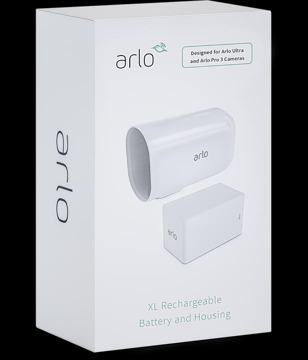 Actual product image Arlo XL Rechargeable Battery & Housing, white