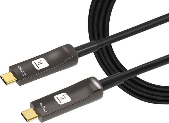 Produktbild Techly USB-C Kabel AOC Fiber M/M 15m (15 m, USB 3.2 Gen 1)