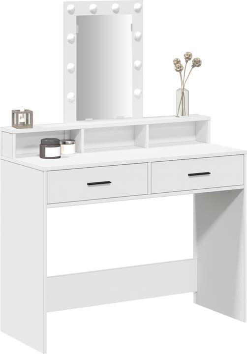 Immagine prodotto VidaXL Tavolino da toilette Bianco MDF 100 x 41 x 140 cm Tavolino da toilette