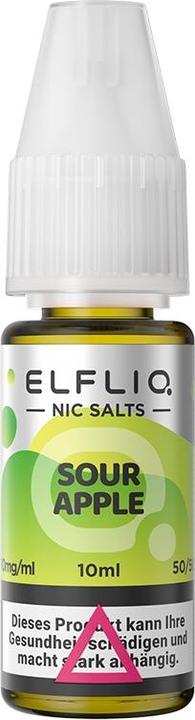 Produktbild Elfbar ELFLIQ, Sour Apple 10mg (Apfel)