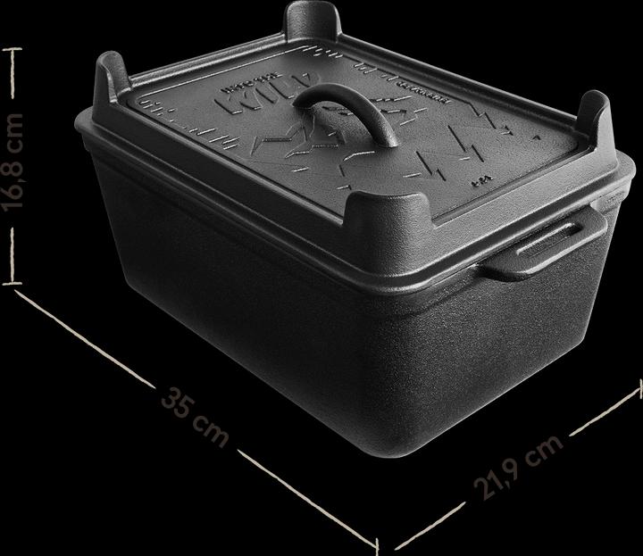 Actual product image Burnhard Moule à pain en fonte 6.5 litres