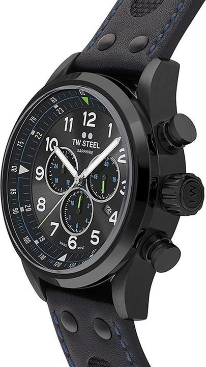 Actual product image TW 1000 Steel SVS306 Horloge, FIA Special edition Petter Solberg, 48mm Volante Swiss Movement, Chrono, zwart (Chronograph)