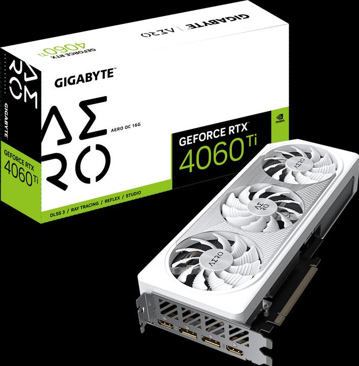 Actual product image Gigabyte RTX 4060 TI 16GB AERO OC (16 GB)