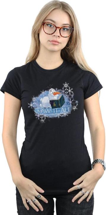 Actual product image Disney Womens/Ladies Frozen 2 Olaf Snow It All Cotton T-Shirt (XL)