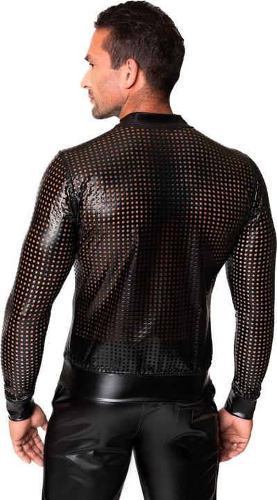 Actual product image Noir Handmade Men's jacket in black (3XL)