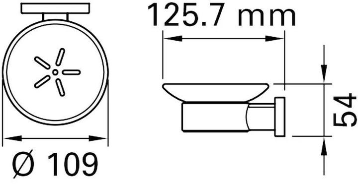 Immagine prodotto Biasca Portabicchieri in vetro, nero opaco (6 x 17 x 20,5 cm)
