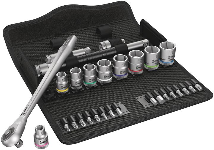 Image du produit Wera 8100 SB 7 Jeu cliquet Zyklop Metal (19 mm, 8 mm, 10 mm, 14 mm, 18 mm, 11 mm, 12 mm, 17 mm, 15 mm, 13 mm, 9 mm, 16 mm)