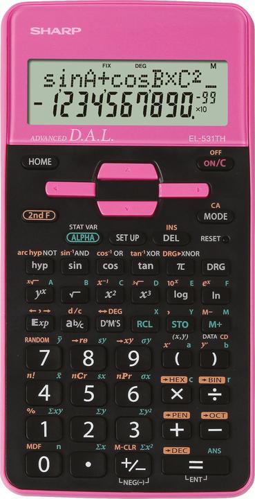 Actual product image Sharp Calculator EL531THBVL (SH-EL531THBPK) (Batteries)