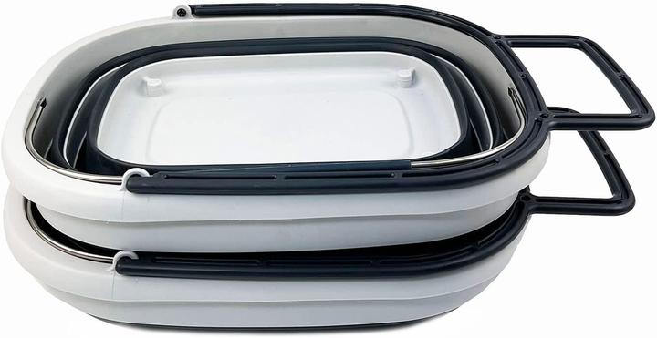 Actual product image Sammart Wäschekorb klappbar mit Griff und Rädern (2 Stück) (17 l)