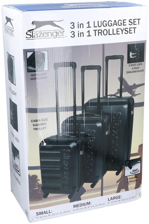 Produktbild Slazenger Trolley Set 18/22/26" ABS 3pcs (Handgepäck (bis 50l), M (50 - 90l), L (90 - 115l))