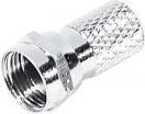 Actual product image Générique Satellite/Tv F-Type Coax Connector - Set Of 100 Pcs