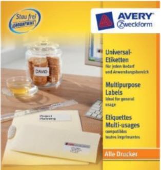 Immagine prodotto Avery Etichette universali