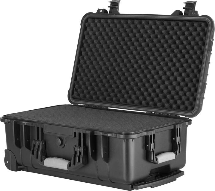 Actual product image tectake Wheeled Transport Case with Telescopic Handle (Photo case, 27 l)