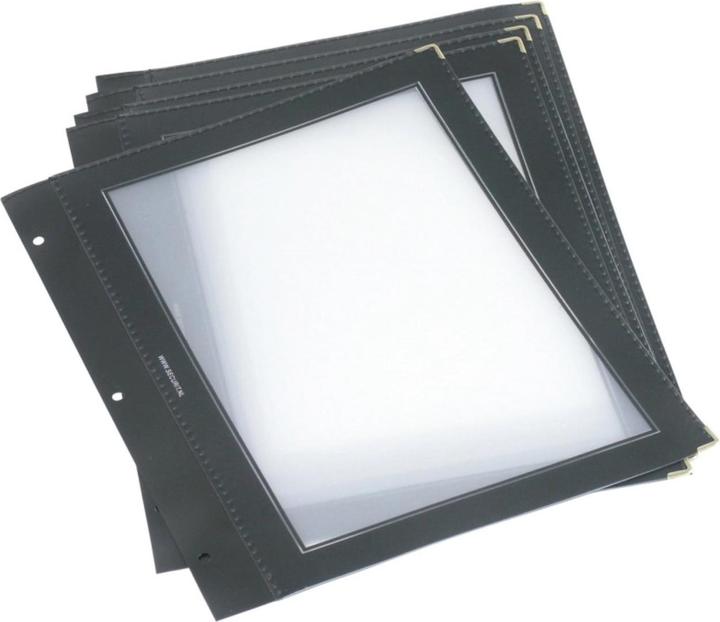 Actual product image Contacto Insert foils,, for menu folder (wood) (A4, 5 x)