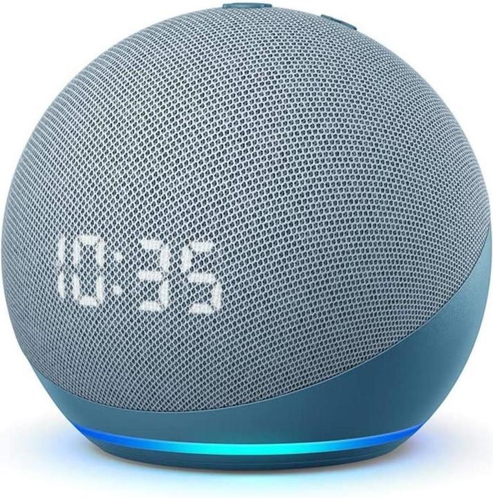 Image du produit Amazon Echo Dot (4ème génération) avec horloge (Amazon Alexa)