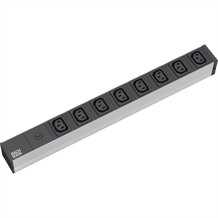 Actual product image Bachmann 48.30cm (19") power strip, 8-way without plug