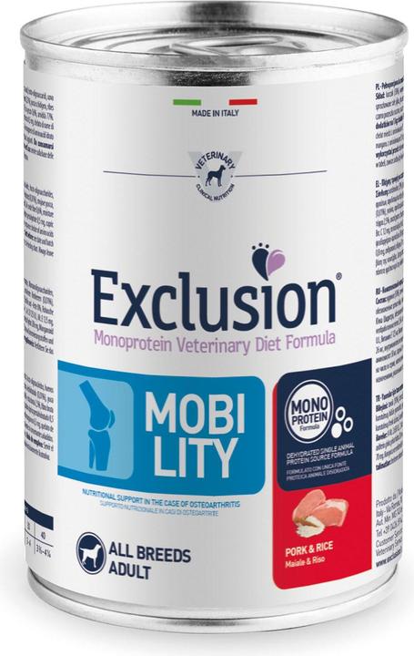 Image du produit Exclusion Mobilité Adulte, Toutes Races Porc (Adulte, Junior, Chiot + chaton, 24 pcs, 400 g)