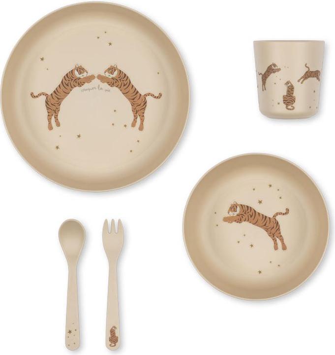 Image du produit Konges Slojd PLA Geschirrset Tiger