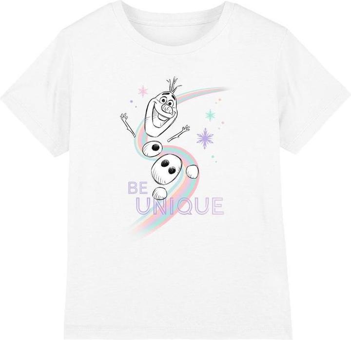 Immagine prodotto Disney Frozen Be Unique Maglietta Olaf Arcobaleno Bambini (104)