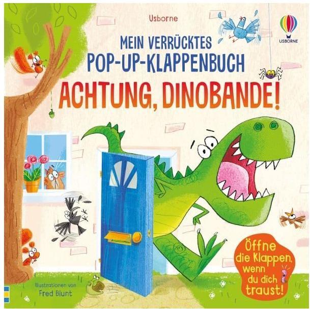Produktbild Mein verrücktes Pop-up-Klappenbuch: Achtung, Dinobande! (Deutsch, Sam Taplin, 2022)
