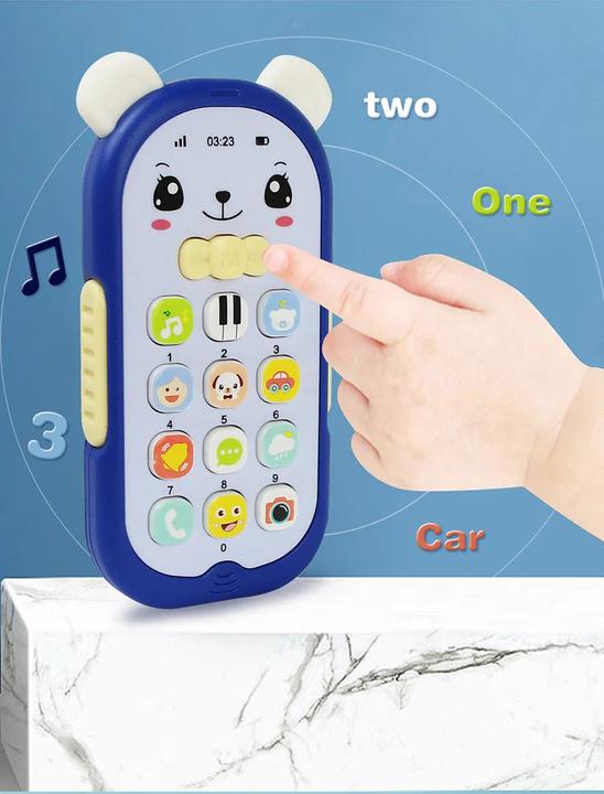 Immagine prodotto Activity Board Baby Musical Mobile Cartoon Teether Phone con suono e luce Telefono Elettronico Giocattolo